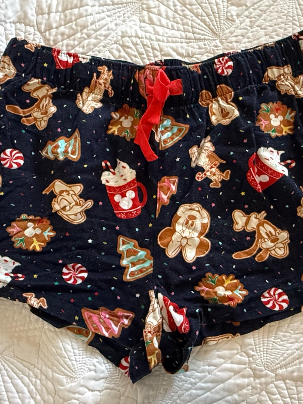Old Navy x Disney Navy Multicolor Print Lounge Pants